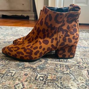NWOT a new day Leopard Booties